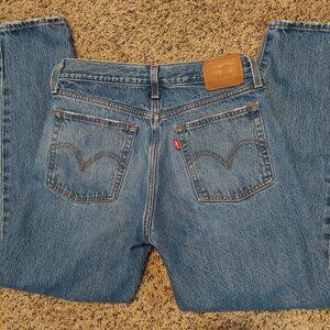 Levi's Classic Mid Blue Straight-Leg Jeans